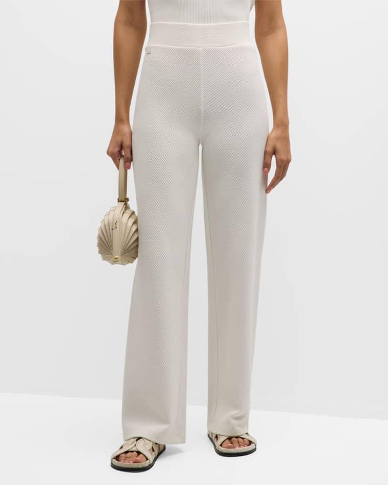Moon Knit Flare Pants by LUNE ACTIVE