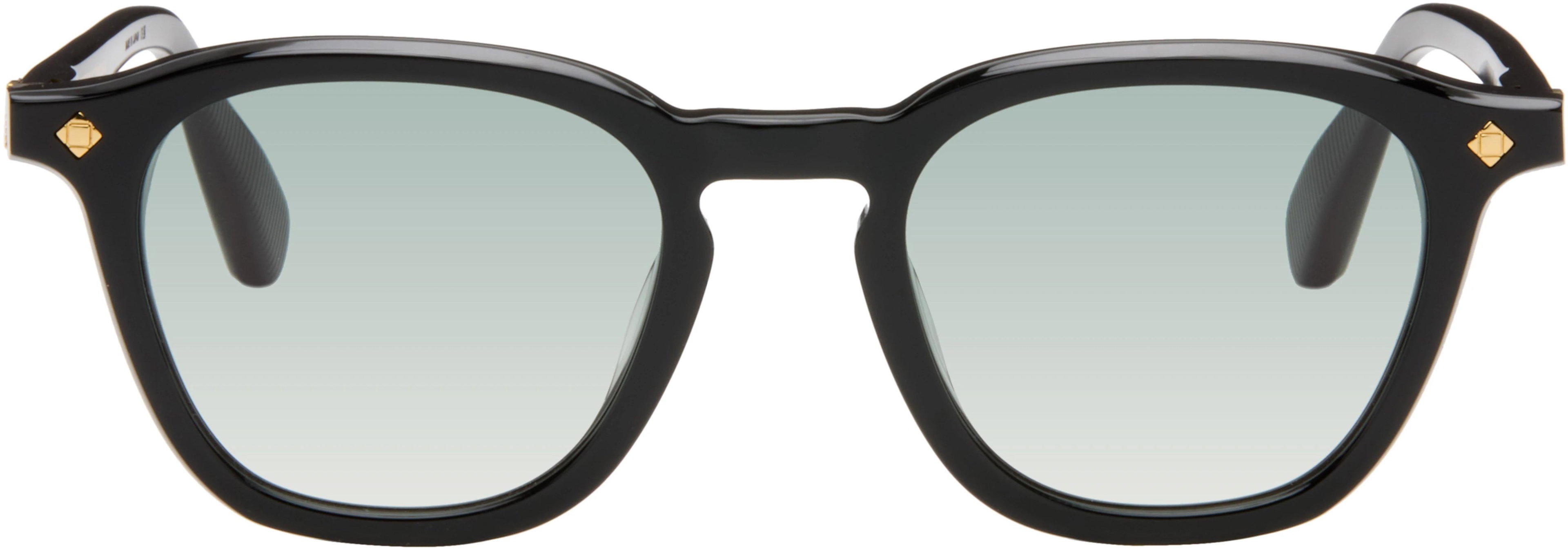 Black Maestro Sunglasses by LUNETTERIE GENERALE