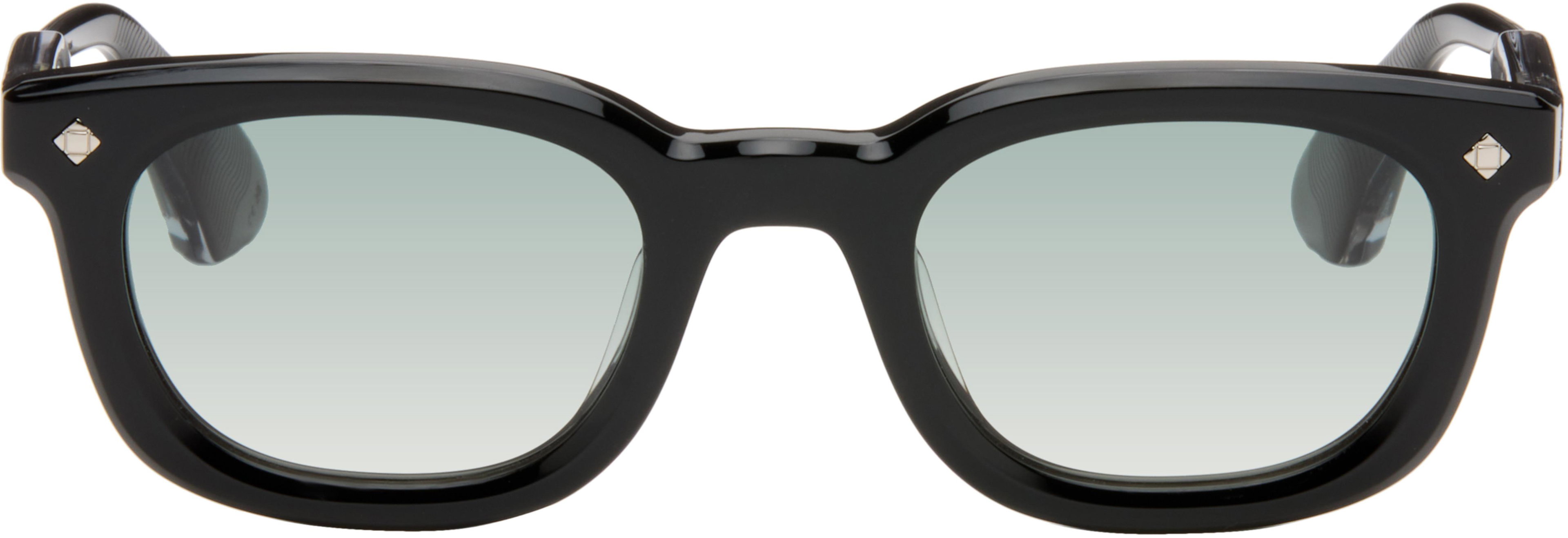 Black 'One More Night' Sunglasses by LUNETTERIE GENERALE