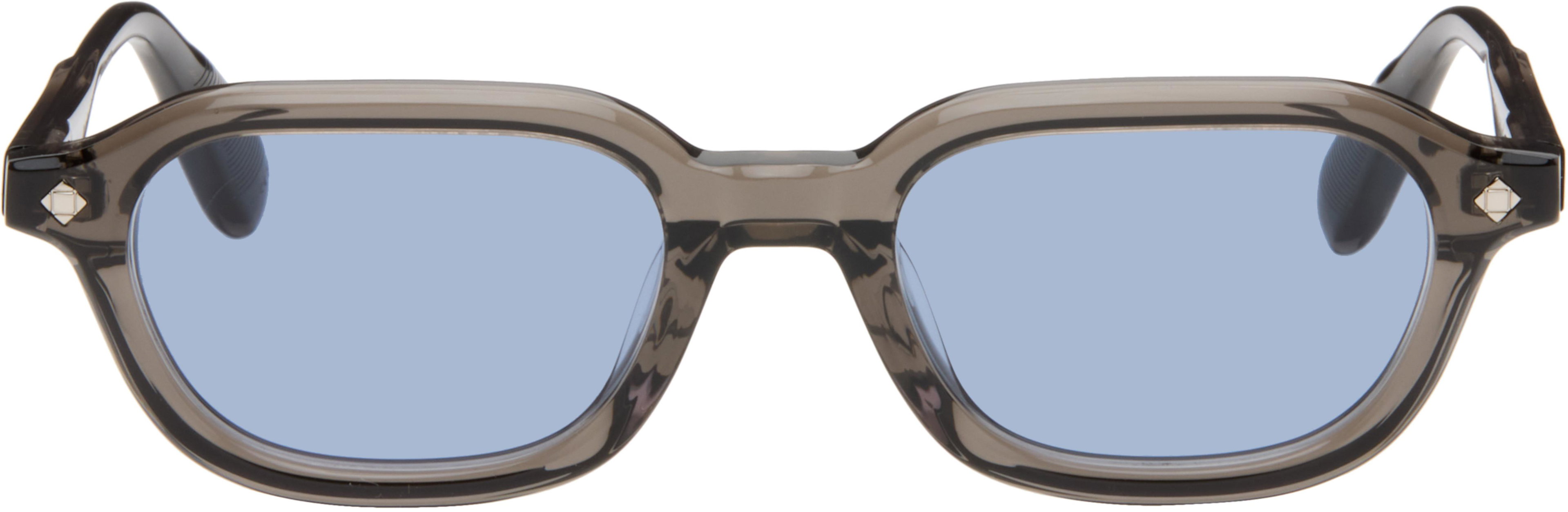 Gray 'Dolce Far Niente' Sunglasses by LUNETTERIE GENERALE