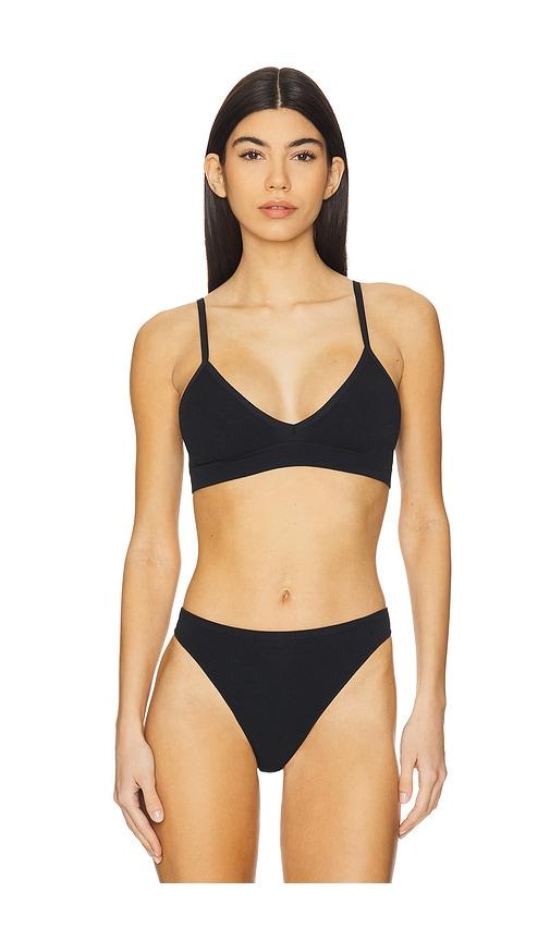 LUNYA Bare Bralette in Black by LUNYA