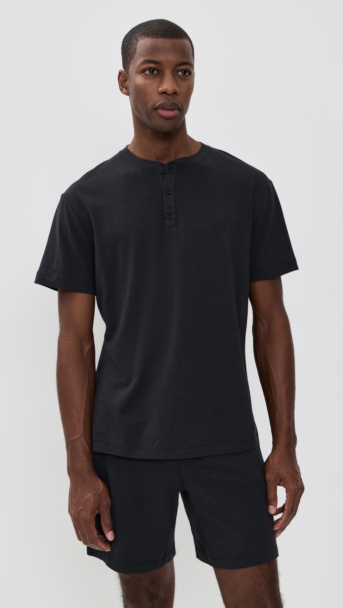 Men's Slumberknit Henley Tee by LUNYA