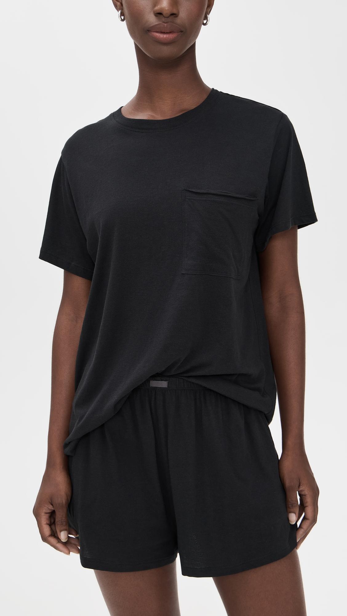 Pima Tee Short Set by LUNYA
