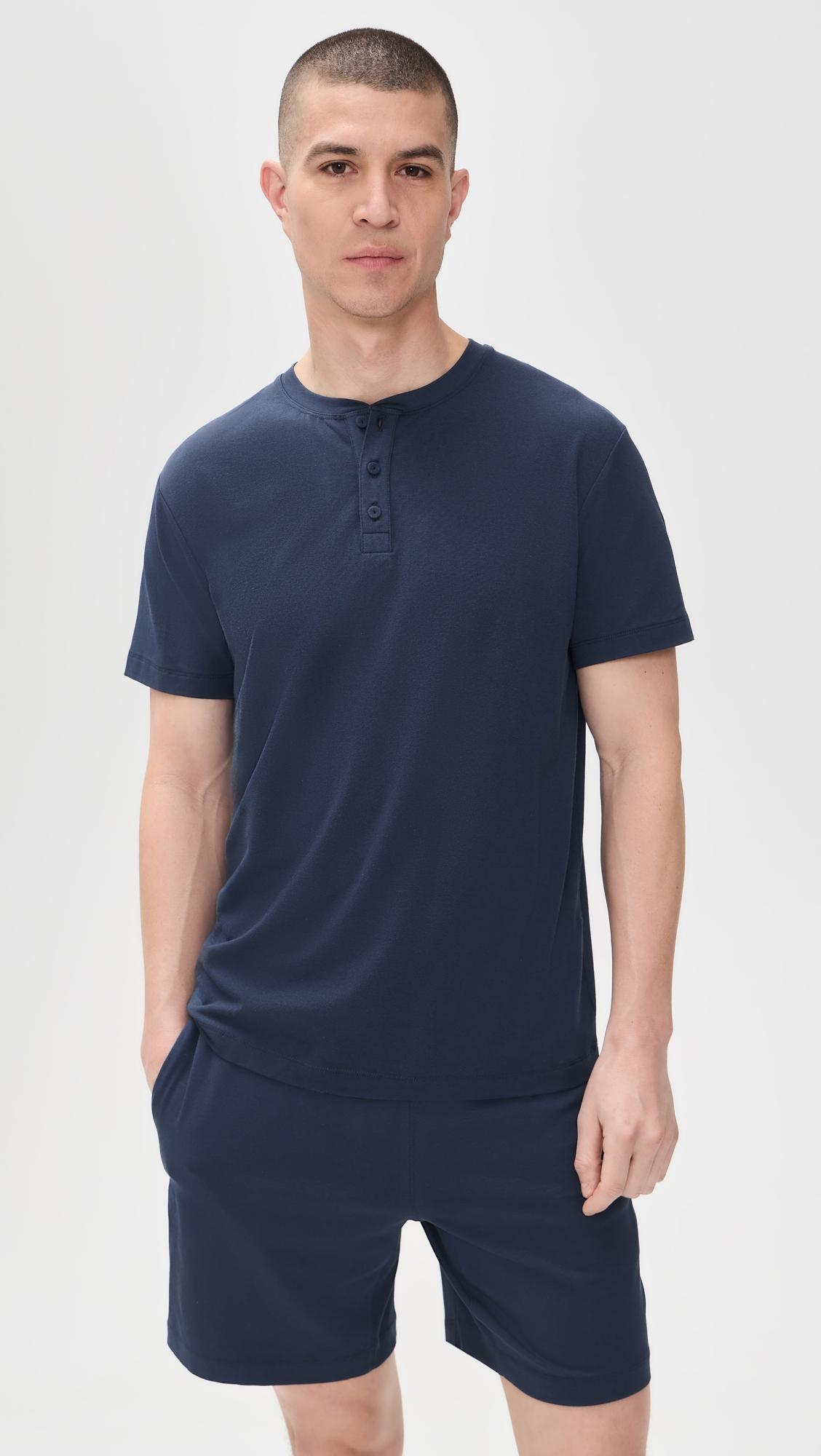 Slumberknit Henley Tee by LUNYA