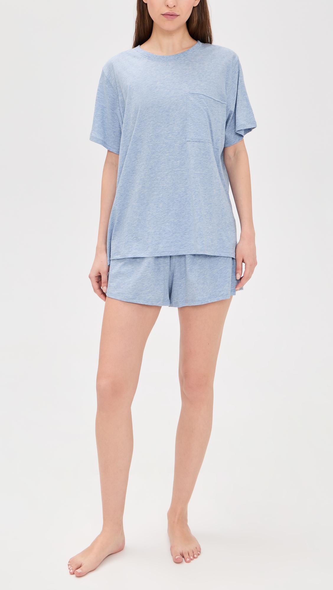 Tee Short Pajama Set by LUNYA