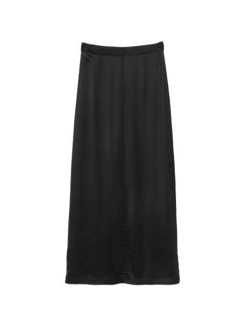 Column zip-up maxi skirt by LUTZ HUELLE
