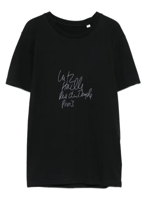 script T-shirt by LUTZ HUELLE