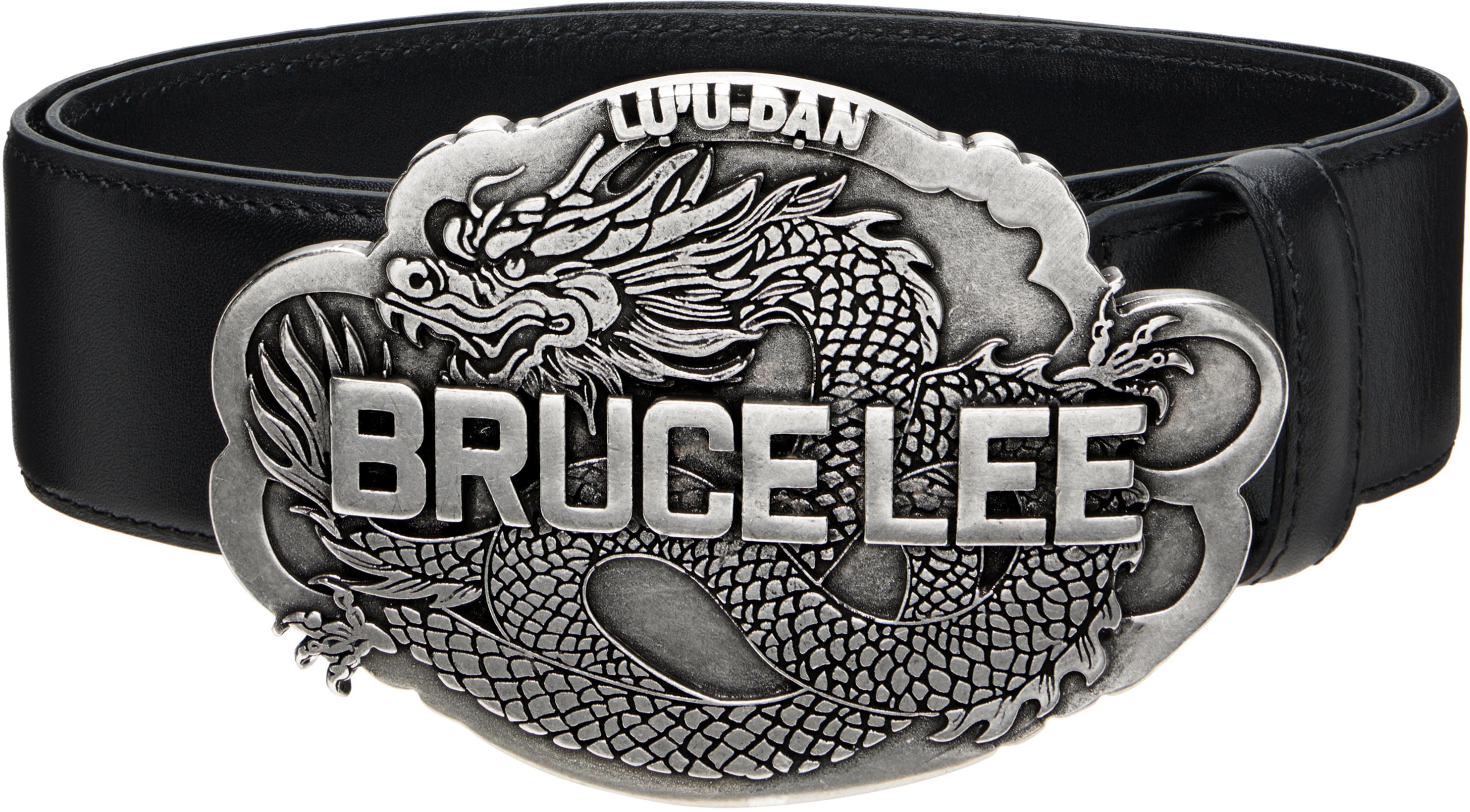 BRUCE LEE x LỰU ĐẠN Black Enter The Dragon Belt by LU'U DAN