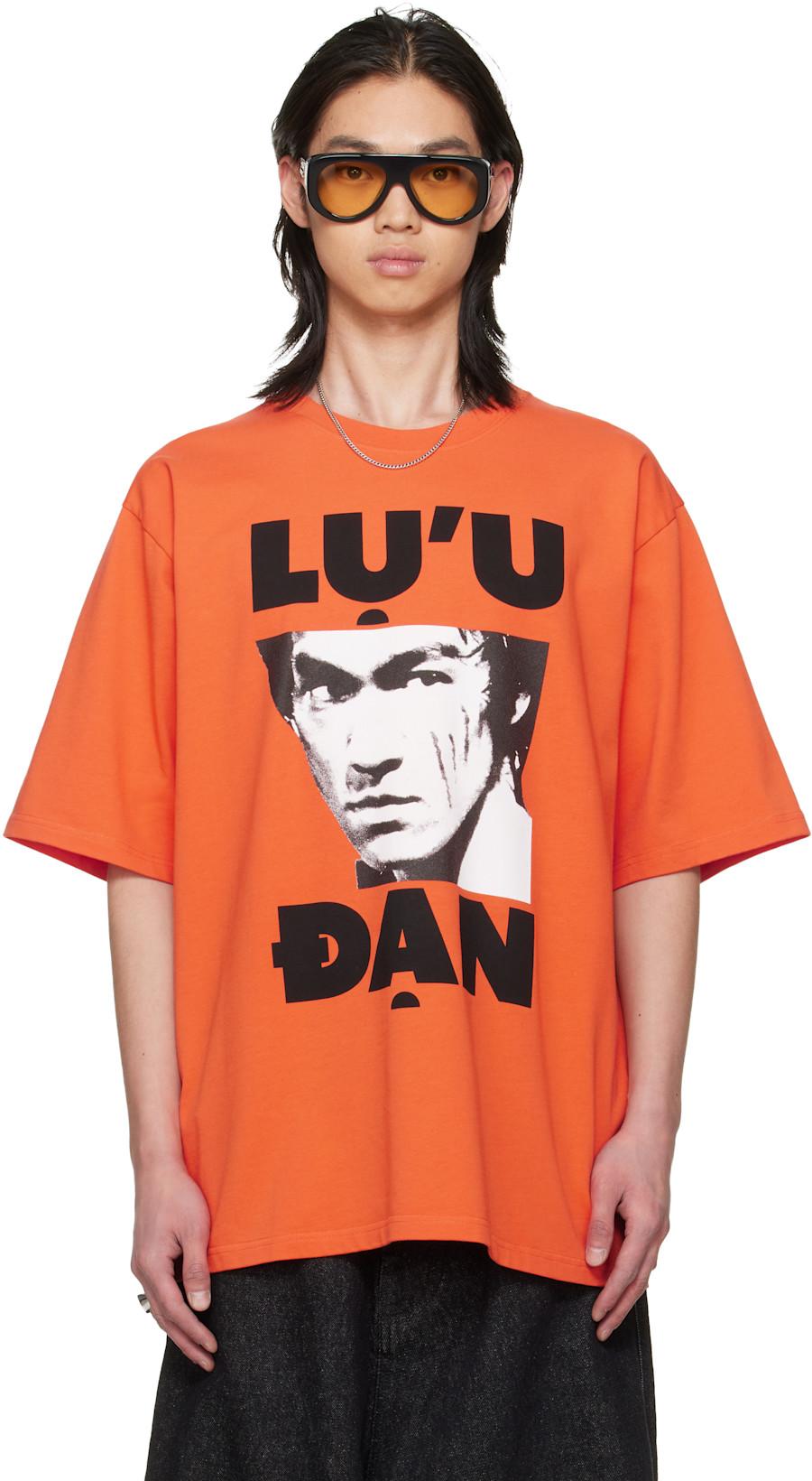 BRUCE LEE x LỰU ĐẠN Orange Concert T-shirt by LU'U DAN