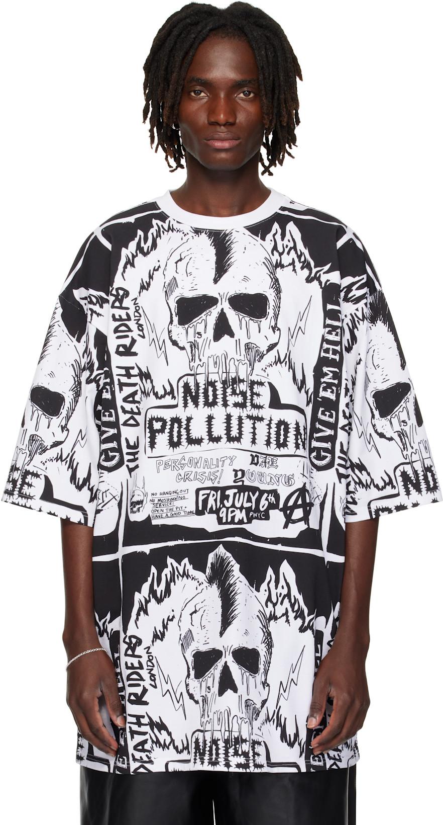 Black & White 'Big Boy' T-shirt by LU'U DAN