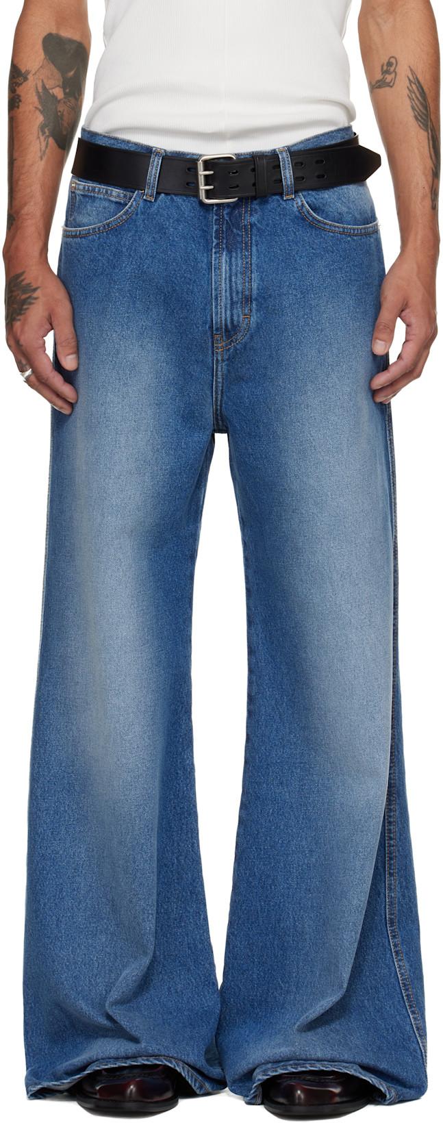 Blue Phat Jeans by LU'U DAN