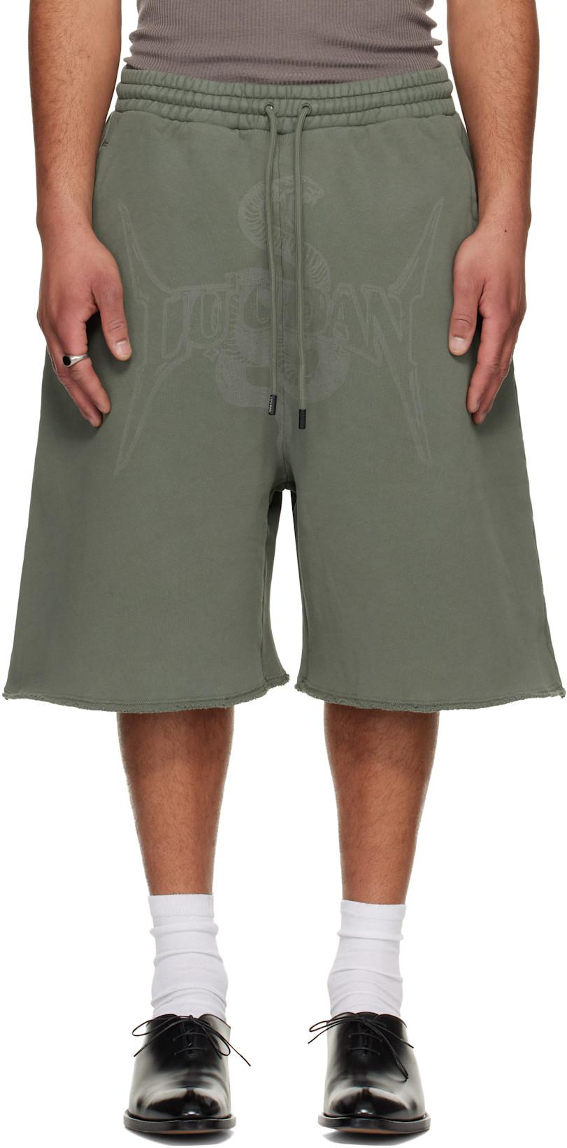 Green Zoku Shorts by LU'U DAN