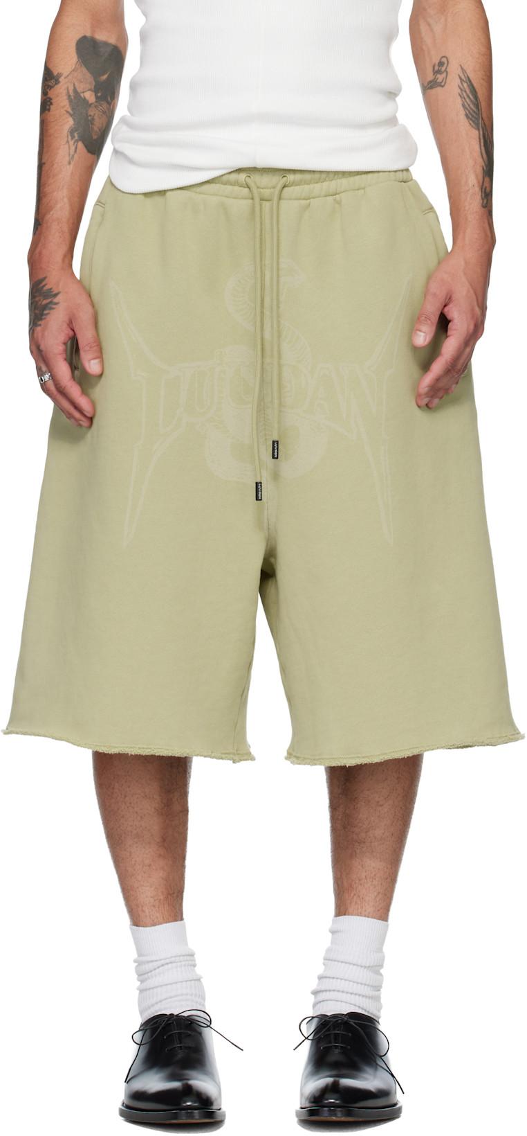 Green Zoku Shorts by LU'U DAN