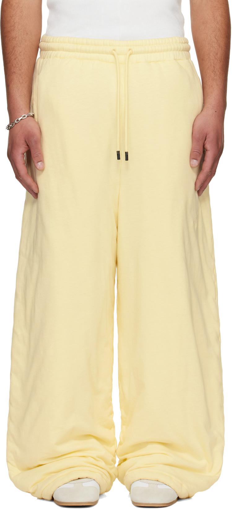 Off-White Wadded Bontans Sweatpants by LU'U DAN