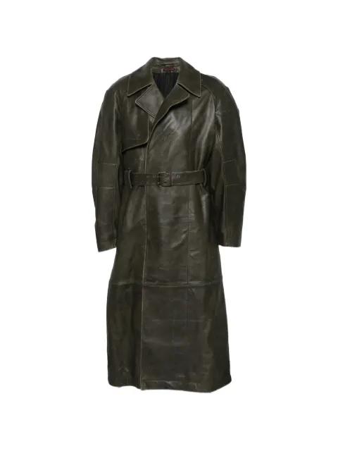 belted trench coat by LUU DAN