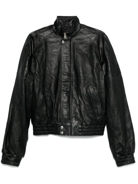 leather jacket by LUU DAN