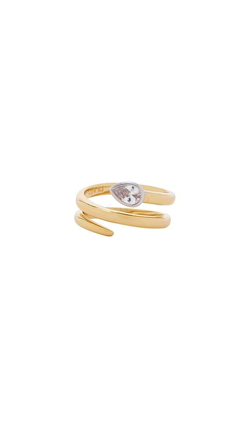 Luv AJ The Marias Coil Ring in Metallic Gold by LUV AJ