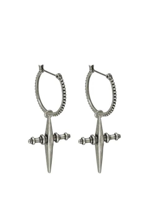 cross-hoops earrings by LUV AJ