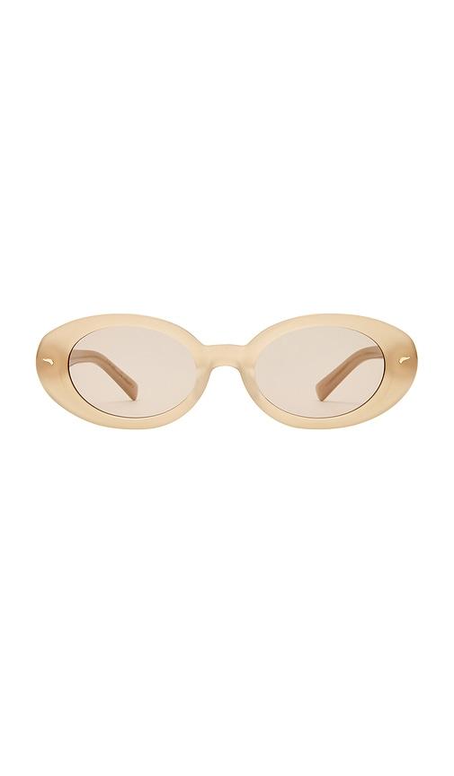Luv Lou The Audrey Sunglasses in Cream by LUV LOU