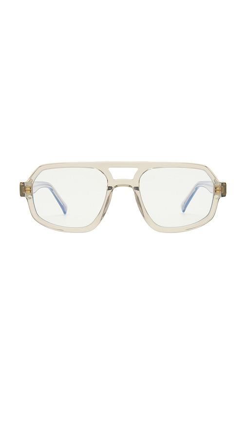Luv Lou The Banks Blue Light Glasses in Grey by LUV LOU