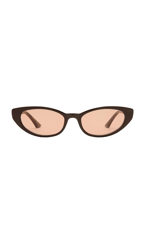 Luv Lou The Blair Sunglasses in Brown by LUV LOU