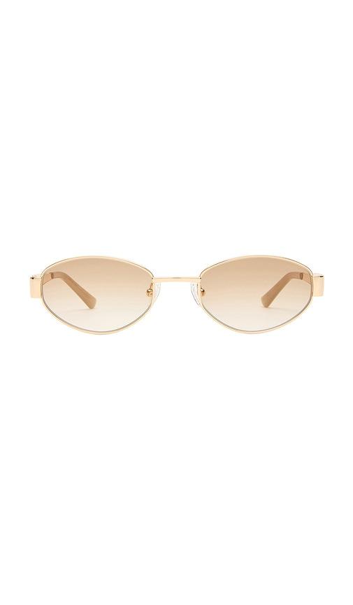 Luv Lou The Boston Sunglasses in Metallic Gold by LUV LOU