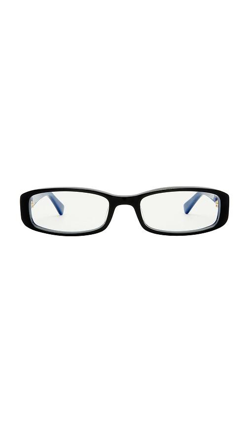 Luv Lou The Eden Blue Light Glasses in Black by LUV LOU