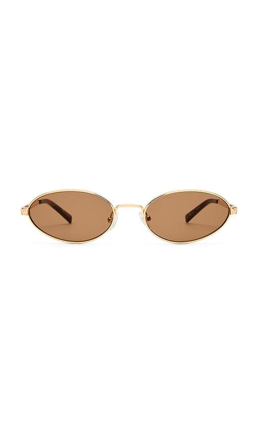 Luv Lou The Kendall Sunglasses in Metallic Gold by LUV LOU
