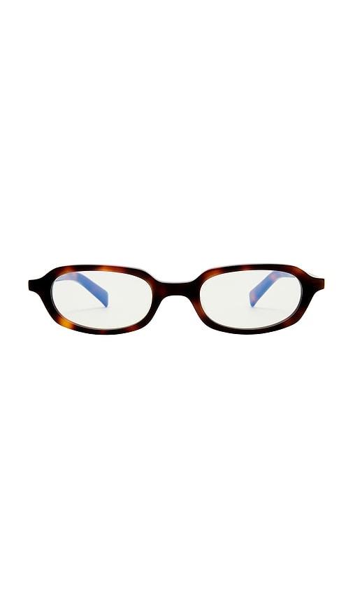 Luv Lou The Mimi Blue Light Glasses in Brown by LUV LOU