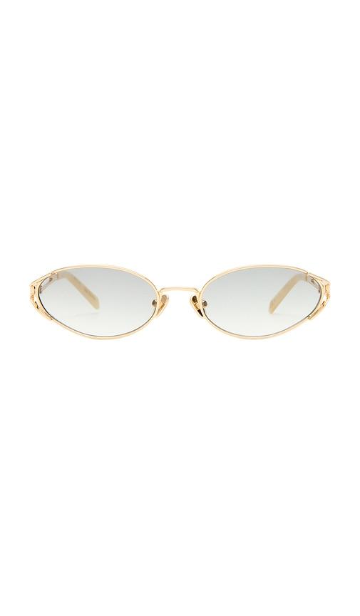 Luv Lou The Paloma Sunglasses in Metallic Gold by LUV LOU Luv Lou The Paloma Sunglasses in Metallic Gold by LUV LOU