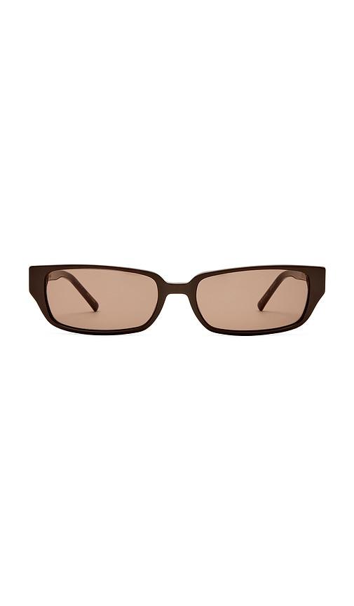 Luv Lou The Phoebe Sunglasses in Brown by LUV LOU