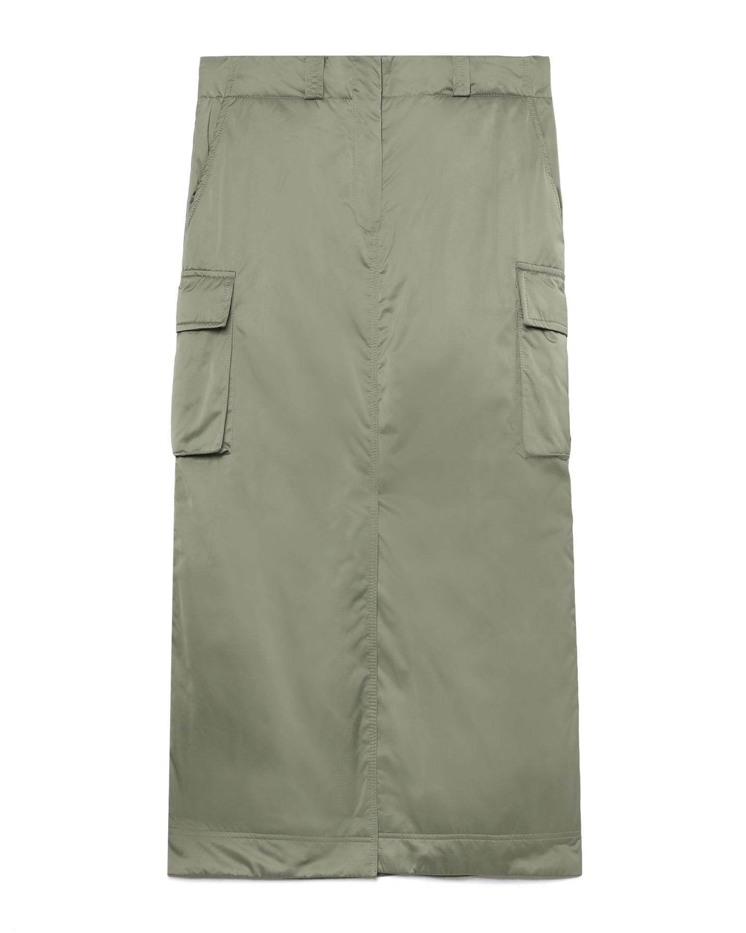 Padded cargo pocket maxi skirt by LVIR