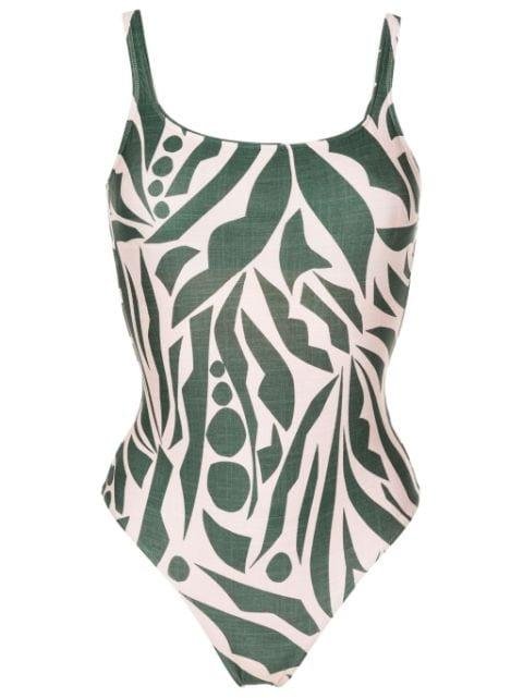 Hapuna abstract-print one-piece by LYGIA&NANNY