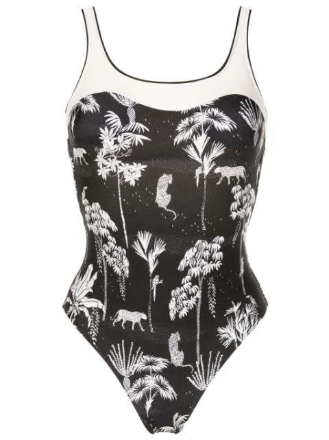 Oceanic graphic-print one-piece by LYGIA&NANNY
