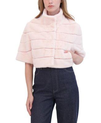 Faux Fur Mink Bolero by LYLA GRANT