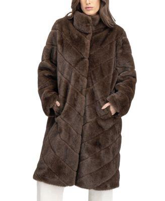 Faux Fur Mink Coat by LYLA GRANT