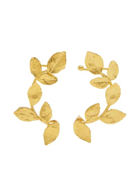 Climbing Leaf earrings by LYNYER