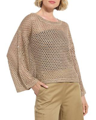 Bailey Slouchy Mesh Net Top by LYSSE