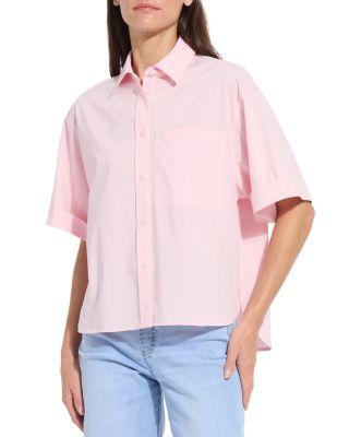 Corinna Oversized Cropped Shirt by LYSSE