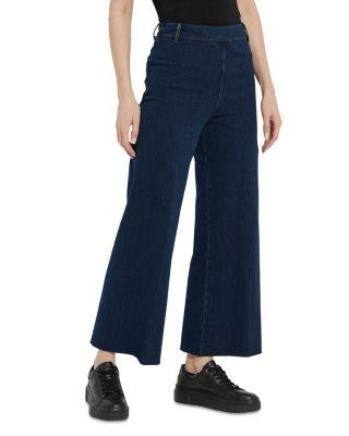 Erin High Rise Wide Leg Jeans in Indigo by LYSSE