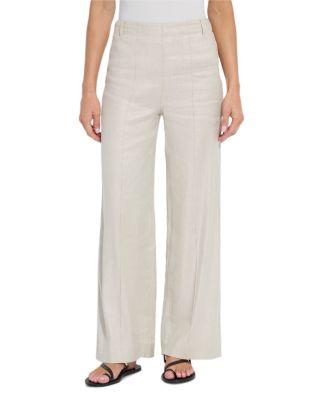 Gabriela High Waist Pintuck Wide Leg Pants by LYSSE