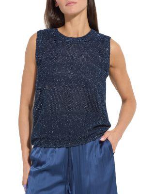 Nicola Sequined Shell Sweater by LYSSE