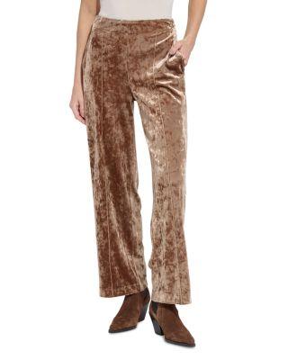 Shay Crushed Velvet Pants by LYSSE