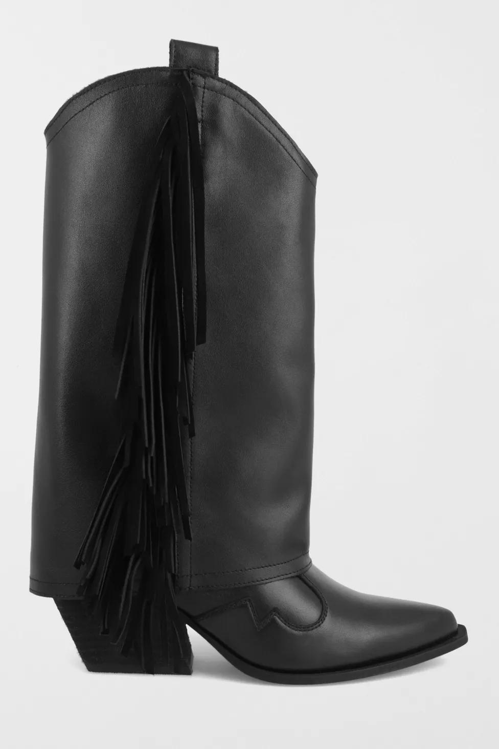 MIA Deston Fringe Western Boot by M IA SHOES