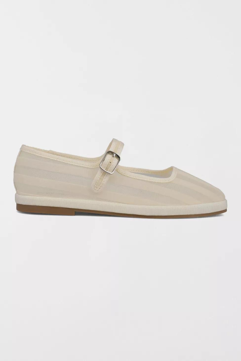MIA Morocco Striped Mesh Mary Jane Flat by M IA SHOES