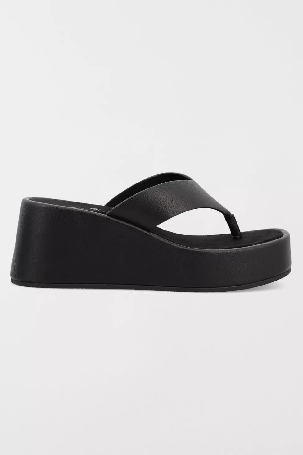 MIA Niccola Platform Wedge Thong Sandal by M IA SHOES