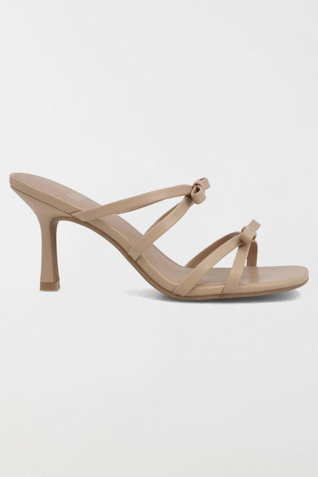 MIA Sonja Leather Bow Heeled Sandal by M IA SHOES
