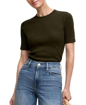 Blanche Button-Back Plush Pima Top by M.M.LAFLEUR
