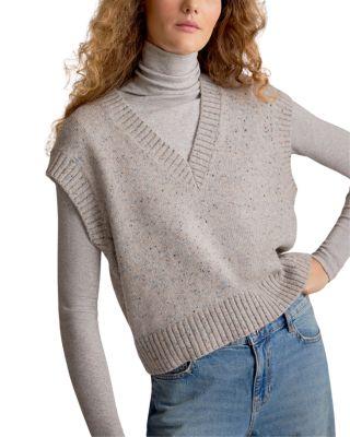 Eloise Confetti Wool Vest by M.M.LAFLEUR