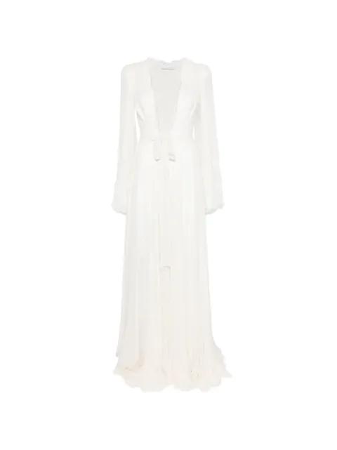 Clarisse laced robe by M.MARQUISE
